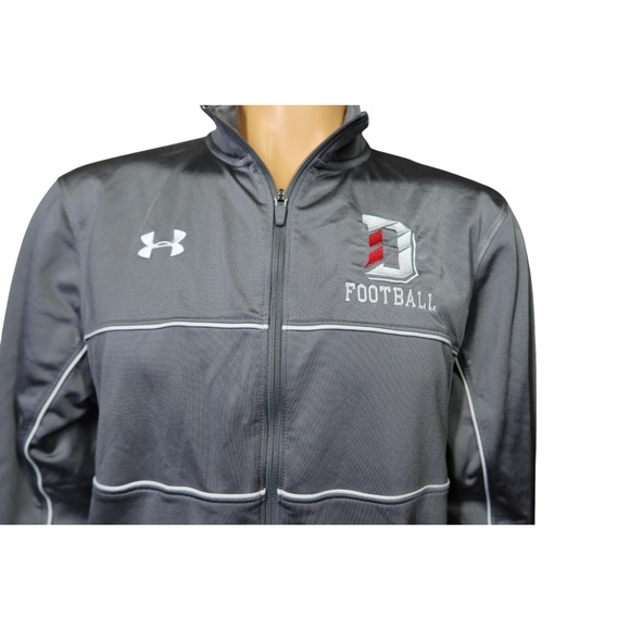 Davidson College Track Jacket Men's Size L Wildcats‎ Football Gray Davidson NC - Picture 1 of 6